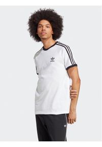 Adidas - adidas T-Shirt Adicolor Classics 3-Stripes T-Shirt IA4846 Biały Slim Fit. Kolor: biały. Materiał: bawełna