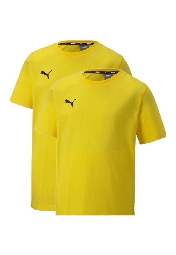 Koszulka dla dzieci Puma Teamgoal 23 65670907 2pack. Kolor: żółty. Materiał: bawełna, materiał