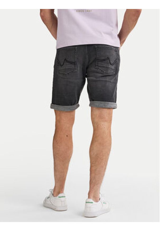 Petrol Industries Szorty jeansowe M-1050-SHO002 Szary Regular Fit. Kolor: szary. Materiał: bawełna