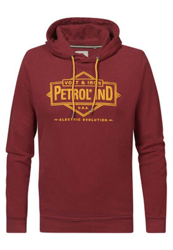 Petrol Industries Bluza M-1030-SWH302 Czerwony Regular Fit. Kolor: czerwony. Materiał: bawełna