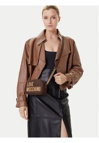 Love Moschino - LOVE MOSCHINO Torebka JC4026PP1NKD0301 Brązowy. Kolor: brązowy. Materiał: skórzane