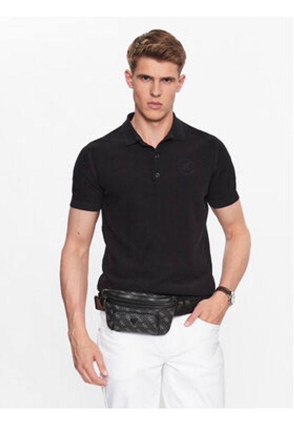 Guess Saszetka nerka Vezzola Smart HMEVZL P3231 Czarny. Kolor: czarny. Materiał: skóra