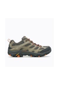 Buty turystyczne Merrell Moab 3 Gore-Tex. Kolor: brązowy. Materiał: materiał, syntetyk, skóra. Technologia: Gore-Tex. Sport: turystyka piesza #1
