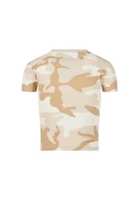 Urban Classics - T-shirt Damski Camo Cropped. Kolor: brązowy, zielony, wielokolorowy