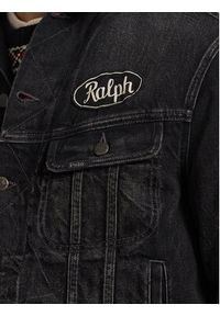 Polo Ralph Lauren Kurtka jeansowa 710956616001 Czarny Regular Fit. Typ kołnierza: polo. Kolor: czarny. Materiał: syntetyk #5