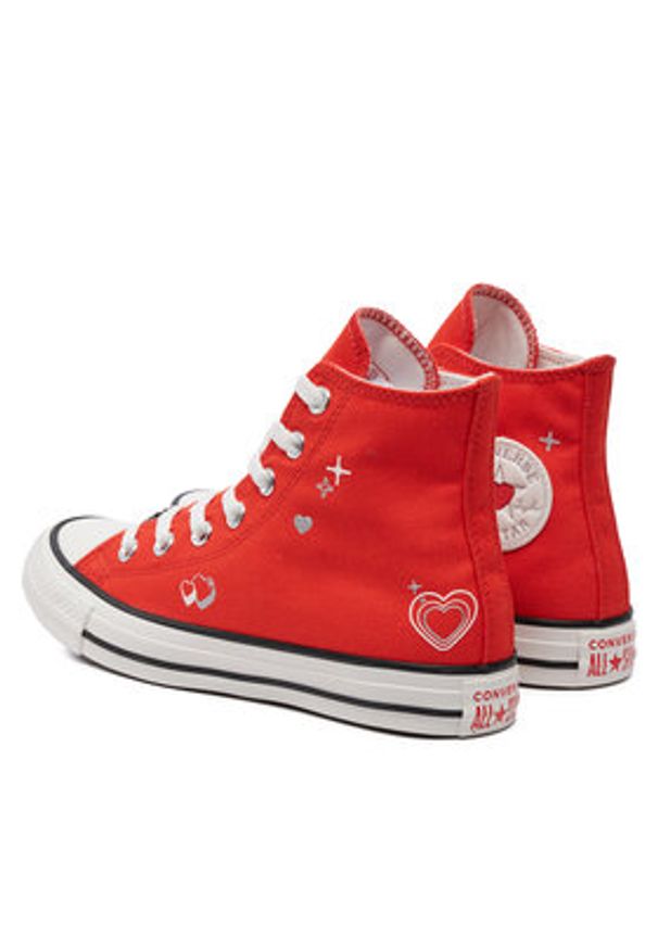 Converse Trampki Chuck Taylor All Star Y2K Heart A09117C Czerwony. Kolor: czerwony. Materiał: materiał