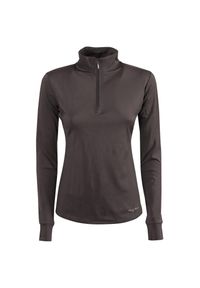 HARRYS HORSE - Damska koszulka do jazdy konnej Harry's Horse Sporty Izzy. Kolor: brązowy. Długość rękawa: długi rękaw. Styl: sportowy #1