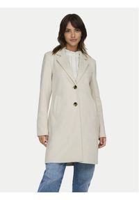 only - ONLY Płaszcz przejściowy Diane 15336518 Beżowy Regular Fit. Kolor: beżowy. Materiał: skóra #1