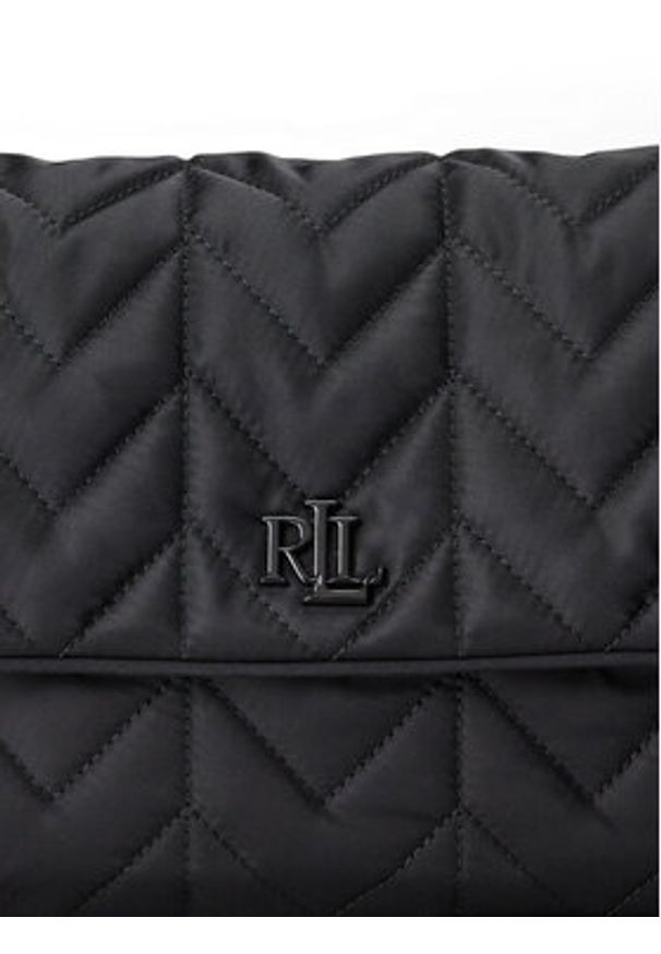 Lauren Ralph Lauren - LAUREN RALPH LAUREN Torebka 431P04319003 Czarny. Kolor: czarny. Materiał: skórzane