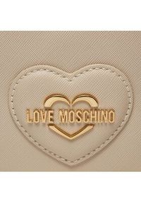 Love Moschino - LOVE MOSCHINO Torebka JC4262PP0IKL0110 Beżowy. Kolor: beżowy. Materiał: skórzane