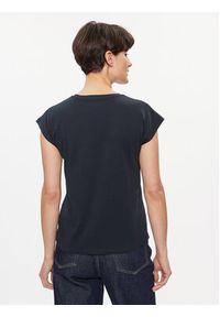 Pepe Jeans T-Shirt Lory PL505853 Granatowy Regular Fit. Kolor: niebieski. Materiał: bawełna