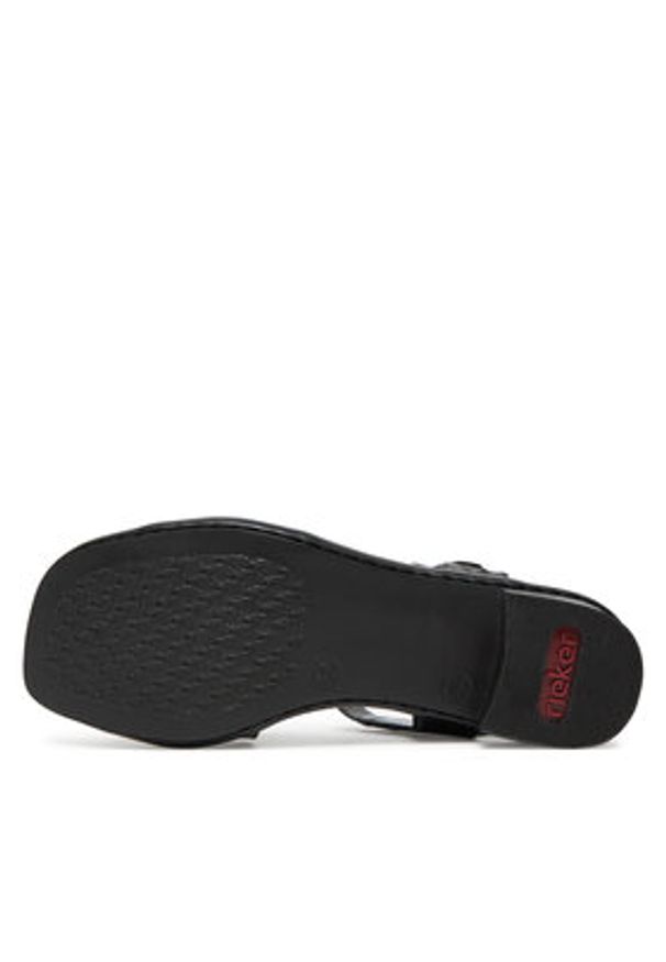 Rieker Sandały CEO-62685-00 Czarny. Kolor: czarny. Materiał: skóra