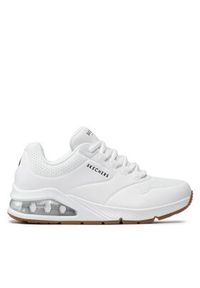 skechers - Skechers Sneakersy Uno 2 155543/WHT Biały. Kolor: biały. Materiał: skóra #3