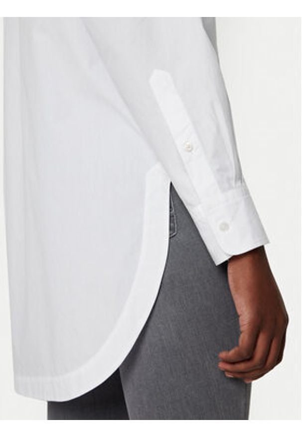 BOSS Koszula 50530981 Biały Relaxed Fit. Kolor: biały. Materiał: bawełna