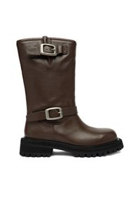 G-Star RAW - G-Star Raw Botki EO-ERVA-LT2520-101 Brązowy. Kolor: brązowy. Materiał: skóra #1