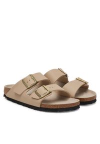 Birkenstock Klapki Arizona 1031438 Beżowy. Kolor: beżowy. Materiał: skóra #2