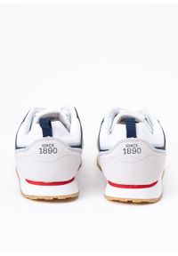 U.S. Polo Assn - Sneakersy dziecięce U.S. POLO NOBIK010K/3NH2 WHI-DBL08. Okazja: do pracy, na spacer, na co dzień. Kolor: biały. Sport: turystyka piesza #4