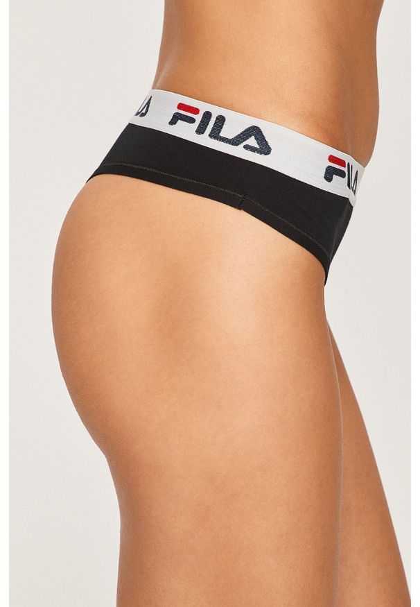 Fila - Stringi. Kolor: czarny