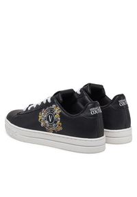 Versace Jeans Couture Sneakersy 78VA3SK3 Czarny. Kolor: czarny. Materiał: skóra #3