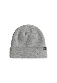 Quiksilver - Czapka z mankietem dla Mężczyzn ROUTINE Czarny. Kolor: szary. Materiał: wełna, nylon, akryl, materiał. Wzór: haft