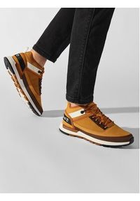 Timberland Sneakersy Field Trekker Mid Fabric TB0A64RC2311 Żółty. Kolor: żółty. Materiał: materiał