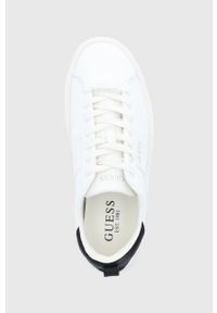 Guess Buty kolor biały. Zapięcie: sznurówki. Kolor: biały. Materiał: guma #3