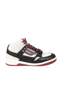 Bally Sneakersy "Kuper-T" | 6230961 | Kuper-T | Mężczyzna | Czarny, Biały, Czerwony, Bordowy. Wysokość cholewki: za kostkę. Zapięcie: rzepy. Kolor: biały, wielokolorowy, czarny, czerwony. Materiał: tkanina, skóra #2