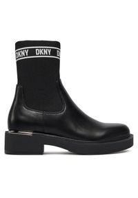 Botki DKNY. Kolor: czarny