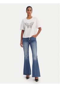 Fracomina T-Shirt FR26ST3046J401N5 Biały Regular Fit. Kolor: biały. Materiał: bawełna #5