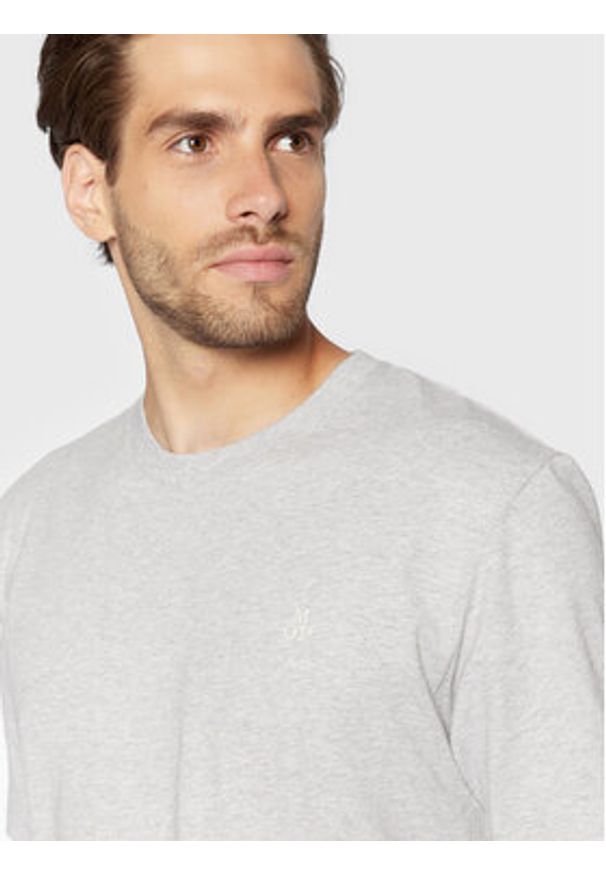 Marc O'Polo T-Shirt B21 2012 51054 Szary Regular Fit. Typ kołnierza: polo. Kolor: szary. Materiał: bawełna