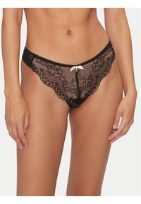 Gossard Stringi Superboost Lace 7716 Czarny. Kolor: czarny. Materiał: syntetyk #1