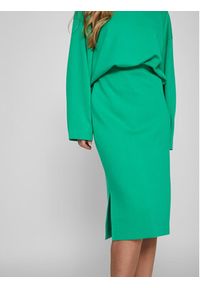 Vila Spódnica midi 14088386 Zielony Relaxed Fit. Kolor: zielony. Materiał: syntetyk #5