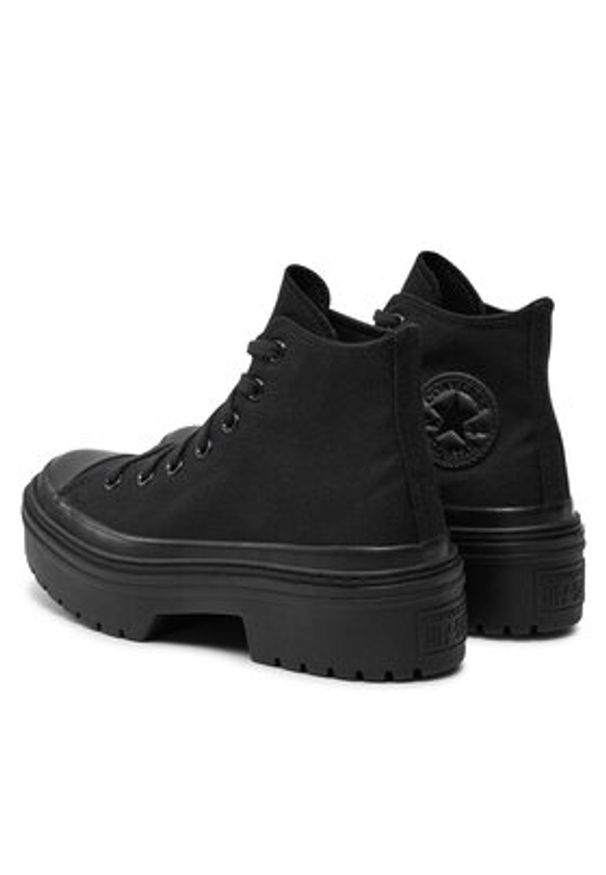 Converse Trampki Chuck Taylor All Star Lugged Heel Platform A11635C Czarny. Kolor: czarny. Materiał: materiał. Obcas: na platformie