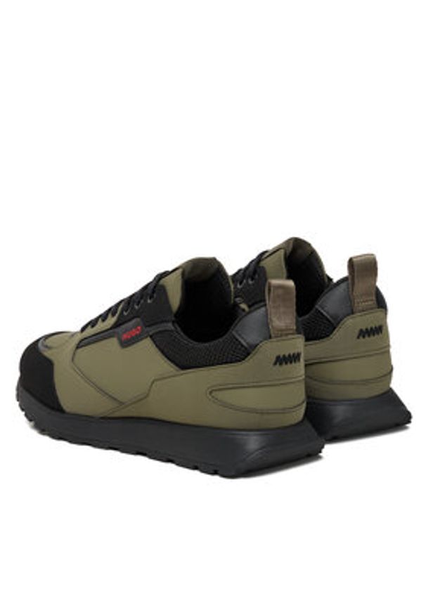 Hugo - HUGO Sneakersy Icelin 50552643 Khaki. Kolor: brązowy. Materiał: materiał