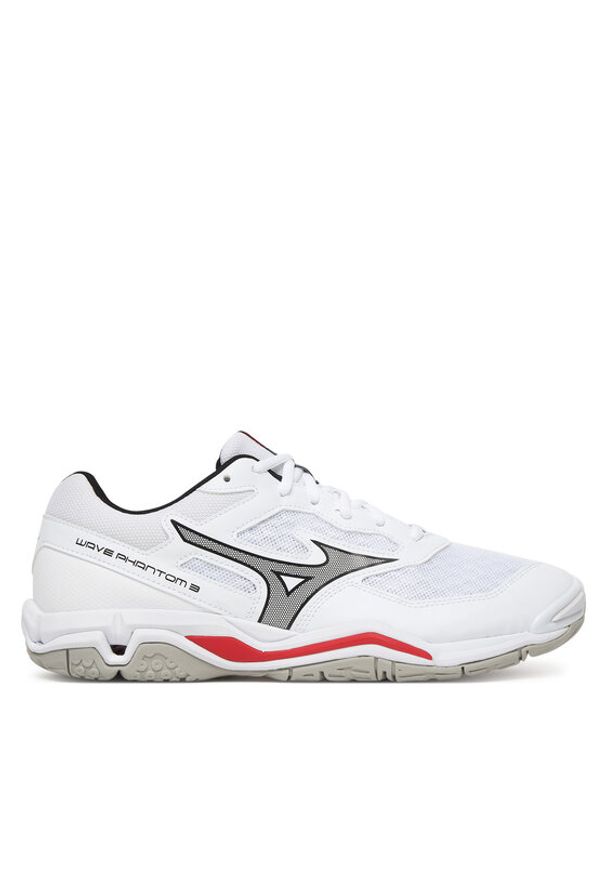 Mizuno Buty halowe Wave Phantom 3 X1GA2260 59 Biały. Kolor: biały. Materiał: skóra. Model: Mizuno Wave