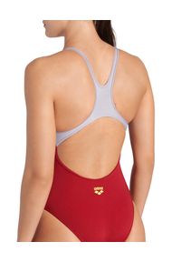 Arena - Strój kąpielowy damski Foggy Dots Swimsuit Swim Pro Back. Kolor: czerwony