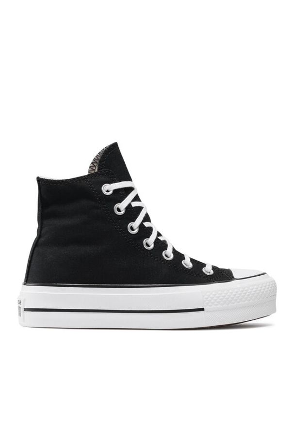 Converse Trampki Chuck Taylor All Star Lift Hi 560845C Czarny. Kolor: czarny. Materiał: materiał