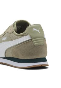 Puma - Sneakersy unisex ST MILER PUMA. Kolor: beżowy, biały, zielony, wielokolorowy. Materiał: zamsz. Szerokość cholewki: normalna. Sport: turystyka piesza