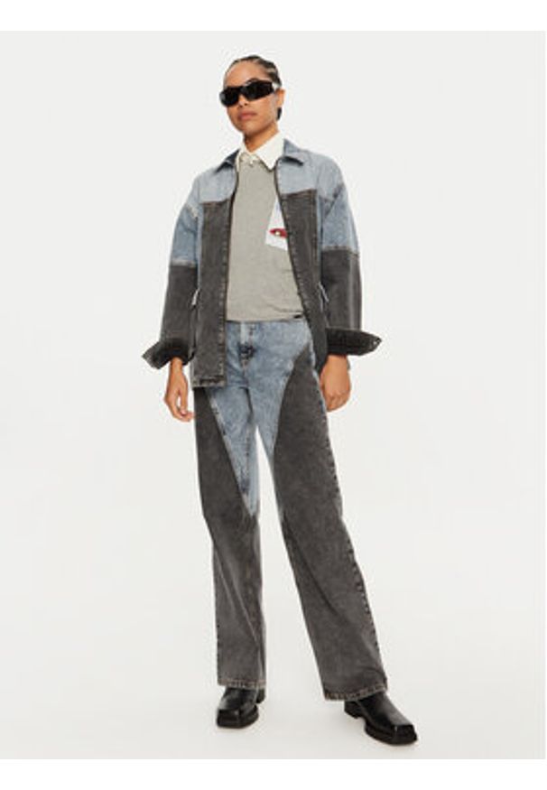 ROTATE Jeansy Betty 1128191603 Niebieski Straight Fit. Kolor: niebieski
