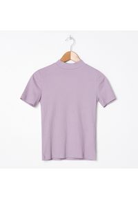 House - Koszulka basic z organicznej bawełny - Fioletowy. Kolor: fioletowy. Materiał: bawełna #1