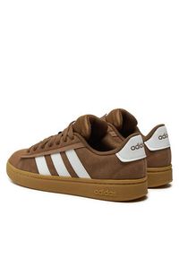 Adidas - adidas Sneakersy Grand Court Alpha JH9730 Brązowy. Kolor: brązowy. Materiał: skóra, zamsz #5