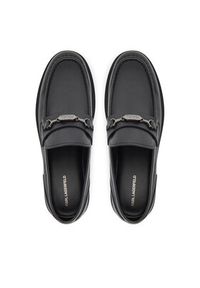 Karl Lagerfeld - KARL LAGERFELD Mokasyny Kingston KL12215 Czarny. Kolor: czarny. Materiał: skóra