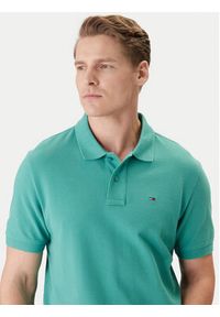 Tommy Jeans Polo DM0DM22711 Zielony Regular Fit. Typ kołnierza: polo. Kolor: zielony. Materiał: bawełna #4