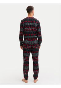 Jack & Jones Piżama Tristan 12285375 Czarny Loose Fit. Kolor: czarny. Materiał: syntetyk #5