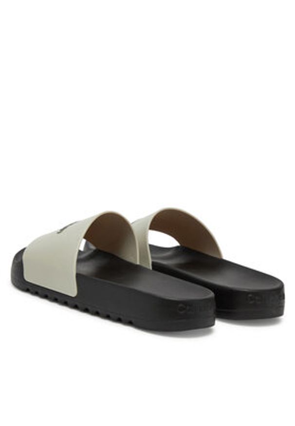 Calvin Klein Klapki Chunky Pool Slide Rub HM0HM01063 Szary. Kolor: szary