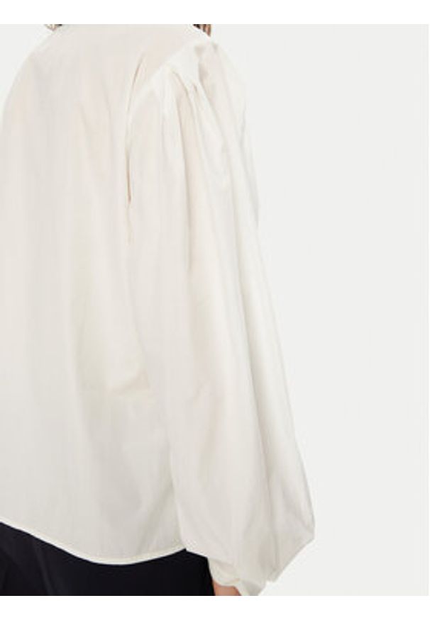 TOMMY HILFIGER - Tommy Hilfiger Bluzka WW0WW44059 Biały Relaxed Fit. Kolor: biały. Materiał: bawełna