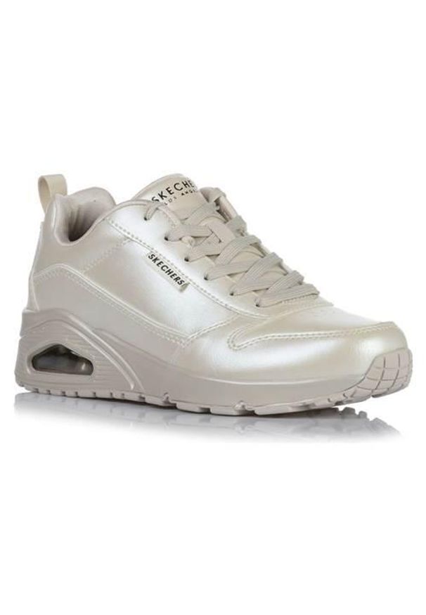 skechers - Buty do chodzenia damskie Skechers Uno Galactic Gal. Kolor: biały. Materiał: materiał, tkanina, syntetyk. Model: Skechers Sport. Sport: turystyka piesza