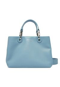 Emporio Armani Torebka EW000361 AF18673 U9285 Granatowy. Kolor: niebieski. Materiał: skórzane #1