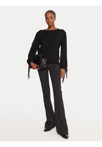 Marella Sweter Falco 2525366281000 Czarny Regular Fit. Kolor: czarny. Materiał: wiskoza #3