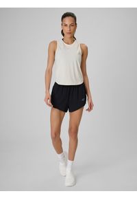 4f - 4F Top treningowy regular szybkoschnący damski - biały L. Kolor: biały. Materiał: materiał, włókno. Sport: fitness #2
